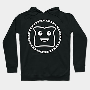 Crispy Toast White Graphic Hoodie